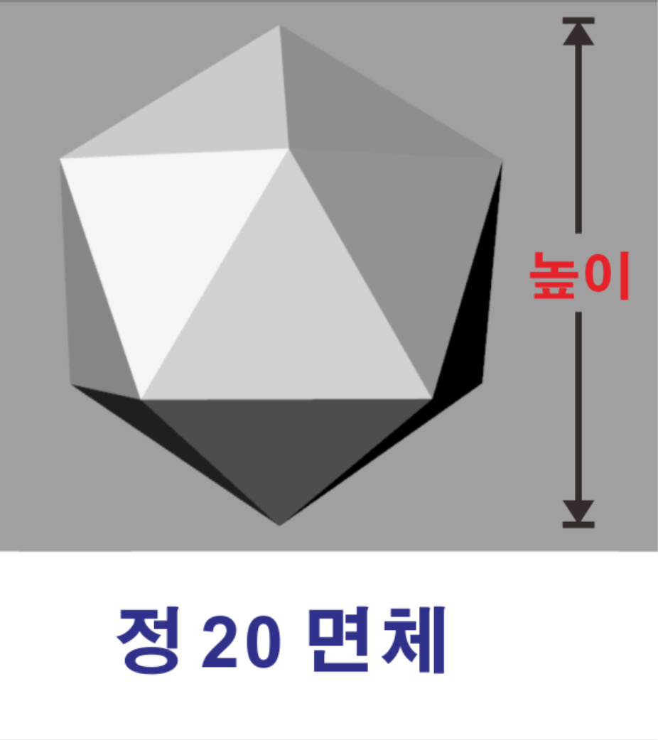 스티로폼 정 20 면체